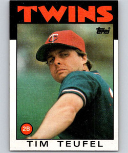 1986 Topps #667 Tim Teufel VG Minnesota Twins 