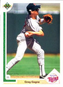 1991 Upper Deck #415 Greg Gagne VG Minnesota Twins 