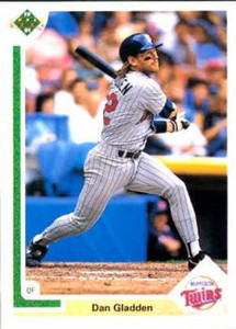 1991 Upper Deck #659 Dan Gladden VG Minnesota Twins 