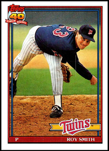 1991 Topps #503 Roy Smith VG Minnesota Twins 