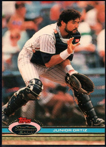 1991 Stadium Club #13 Junior Ortiz VG Minnesota Twins 