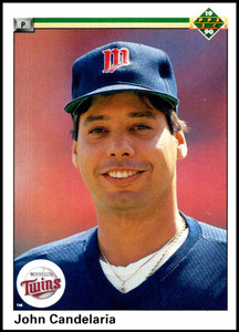 1990 Upper Deck #720 John Candelaria VG Minnesota Twins 