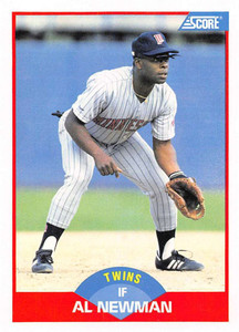 1989 Score #493 Al Newman VG Minnesota Twins 