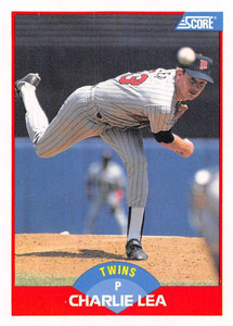 1989 Score #501 Charlie Lea VG Minnesota Twins 