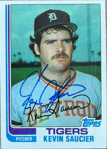 Kevin Saucier Autographed 1982 Topps #238