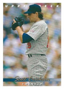 1993 Upper Deck #397 Scott Erickson VG Minnesota Twins 