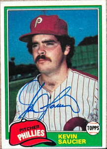 Kevin Saucier Autographed 1981 Topps #53