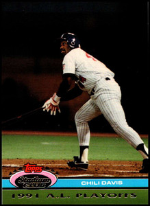 1992 Stadium Club Dome #32 Chili Davis VG Minnesota Twins 