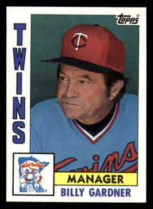 1984 Topps #771 Billy Gardner MG VG Minnesota Twins 