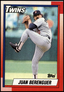 1990 Topps #709 Juan Berenguer VG Minnesota Twins 