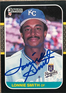 Lonnie Smith Autographed 1987 Donruss #225