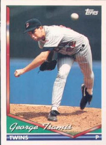 SOLD 49102 1994 Topps #128 George Tsamis VG Minnesota Twins 