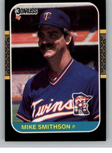 1987 Donruss #245 Mike Smithson VG Minnesota Twins 