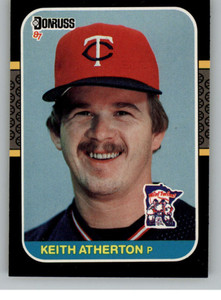 1987 Donruss #272 Keith Atherton VG Minnesota Twins 