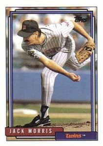 1992 Topps #235 Jack Morris VG Minnesota Twins 