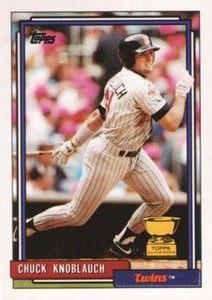 1997 Topps #65 Chuck Knoblauch VG Minnesota Twins - Under the Radar Sports