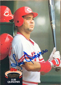 Luis Quinones Autographed 1992 Stadium Club #151