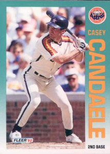 1992 Fleer #428 Casey Candaele VG Houston Astros 
