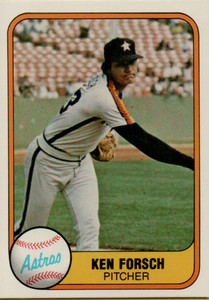 1981 Fleer #52 Ken Forsch VG Houston Astros 