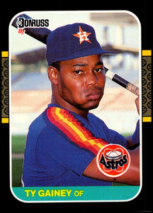 1987 Donruss #533 Ty Gainey VG Houston Astros 