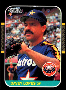 1987 Donruss #455 Davey Lopes VG Houston Astros 