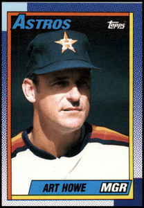 1990 Topps #579 Art Howe MG VG Houston Astros 