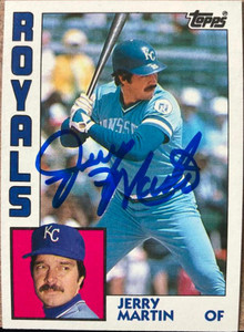 Jerry Martin Autographed 1984 Topps #74