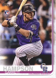 2019 Topps #85 Garrett Hampson NM-MT RC Rookie Colorado Rockies 
