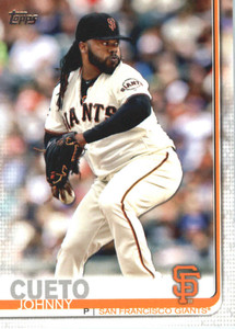 2019 Topps #154 Johnny Cueto NM-MT San Francisco Giants 