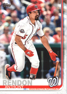 2019 Topps #242 Anthony Rendon NM-MT Washington Nationals 