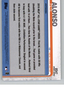 2019 Topps Update #US47 Pete Alonso NM-MT New York Mets 