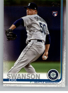 2019 Topps Update #US97 Erik Swanson NM-MT RC Rookie Seattle Mariners 