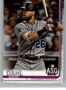 2019 Topps Update #US42 David Dahl NM-MT Colorado Rockies 