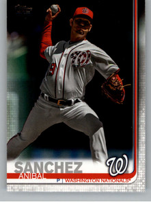 2019 Topps Update #US176 Anibal Sanchez NM-MT Washington Nationals 