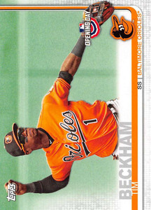 2019 Topps Opening Day #64 Tim Beckham NM-MT Baltimore Orioles 