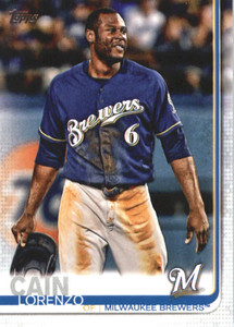 2019 Topps #330 Lorenzo Cain NM-MT Milwaukee Brewers 