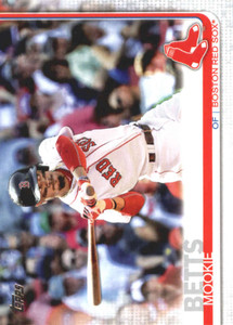 2019 Bowman Mookie Betts Boston Red Sox #50