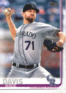2019 Topps #81 Wade Davis NM-MT Colorado Rockies 