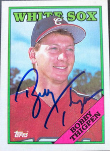 Bobby Thigpen Autographed 1988 Topps #613