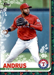 2019 Topps Holiday #HW116 Elvis Andrus NM-MT  Texas Rangers 