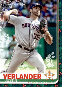 2019 Topps Holiday #HW129 Justin Verlander NM-MT  Houston Astros 