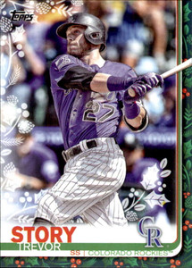 2019 Topps Holiday #HW56 Trevor Story NM-MT  Colorado Rockies 