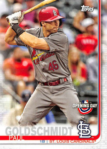 SOLD 78517 2019 Topps Opening Day #94 Paul Goldschmidt NM-MT St. Louis Cardinals 