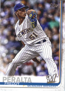 2019 Topps #627 Freddy Peralta NM-MT Milwaukee Brewers 