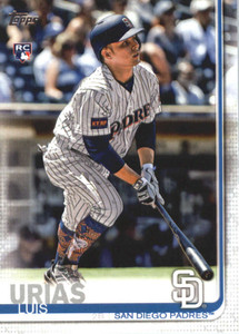 2019 Topps #192 Luis Urias NM-MT RC Rookie San Diego Padres 