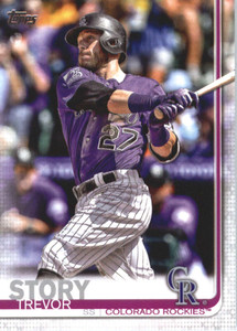 SOLD 77883 2019 Topps #460 Trevor Story NM-MT Colorado Rockies 