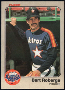 1983 Fleer #461 Bert Roberge VG Houston Astros 