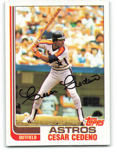 1982 Topps #640 Cesar Cedeno VG Houston Astros 