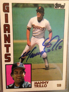 Manny Trillo Autographed 1984 Topps Traded #121-T