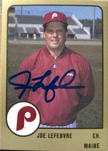Joe Lefebvre Autographed 1988 Pro Cards #301